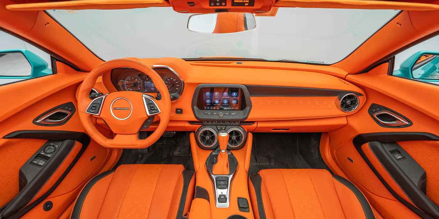 CHEVROLET CAMARO Tiffany Orange  Inside